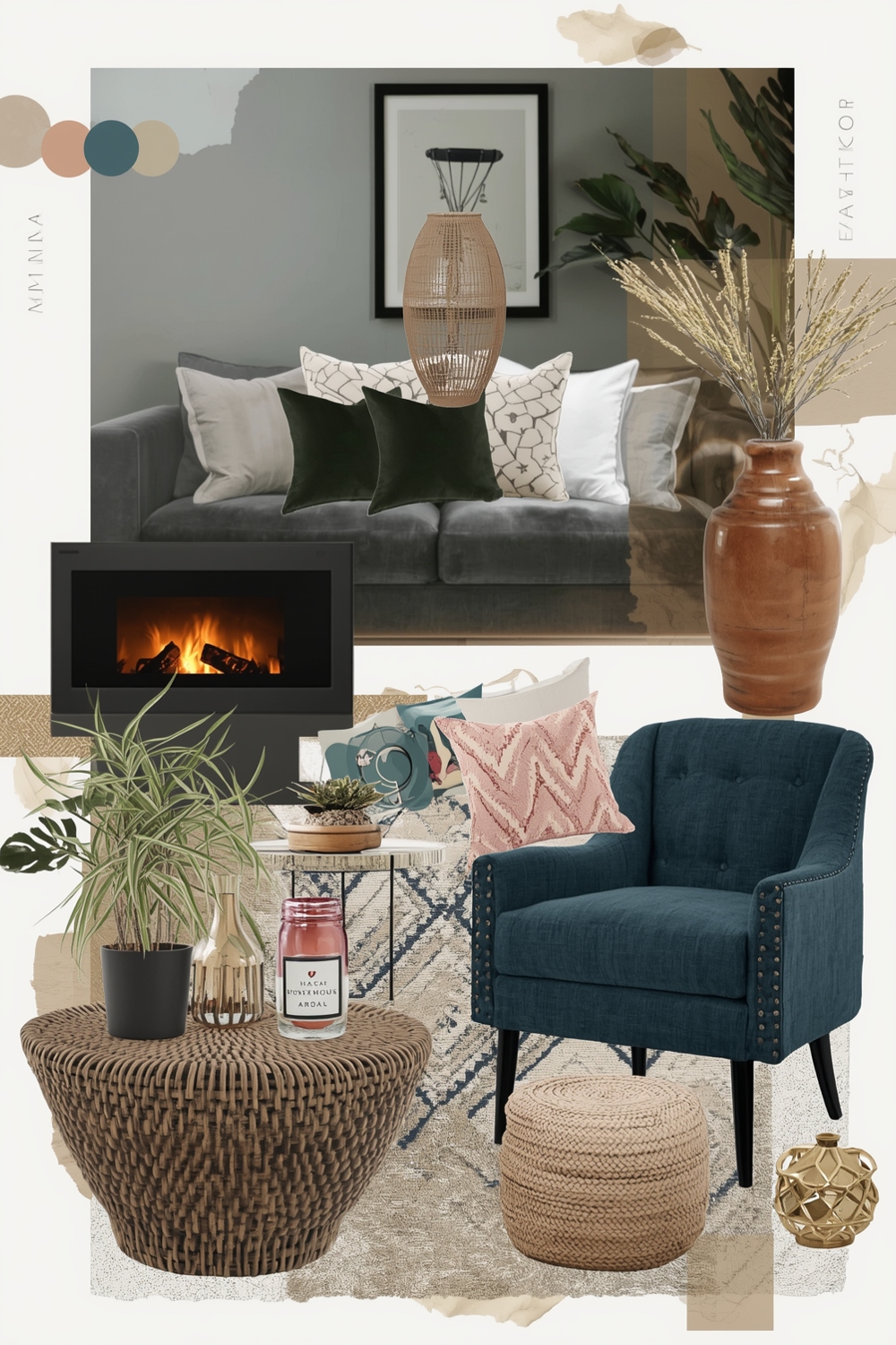 Accent Color Harmony Inspiration Boards