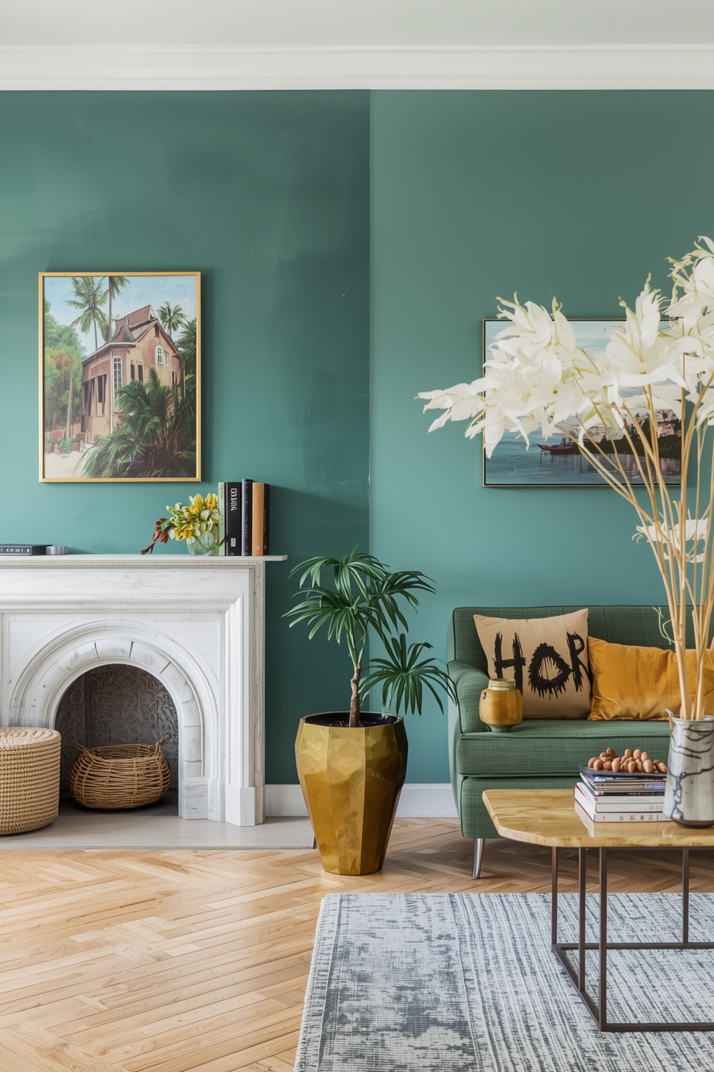 Accent Color Mixes for Statement Walls