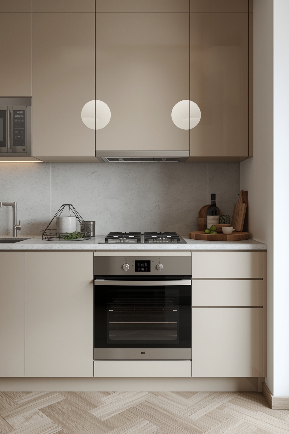 Beige Cabinets for Urban Apartments