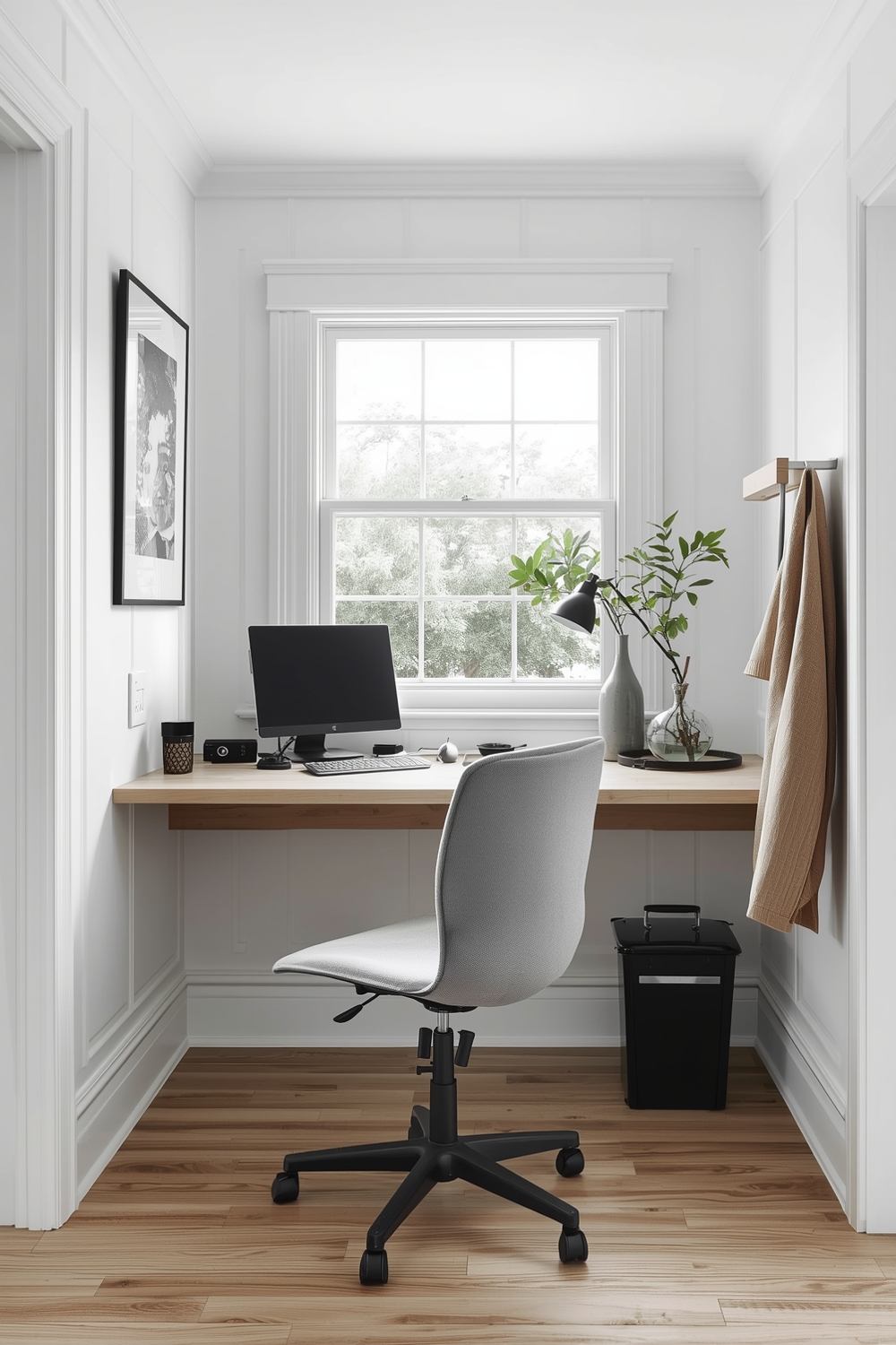 Ergonomic White Oak Kitchen Work Areas