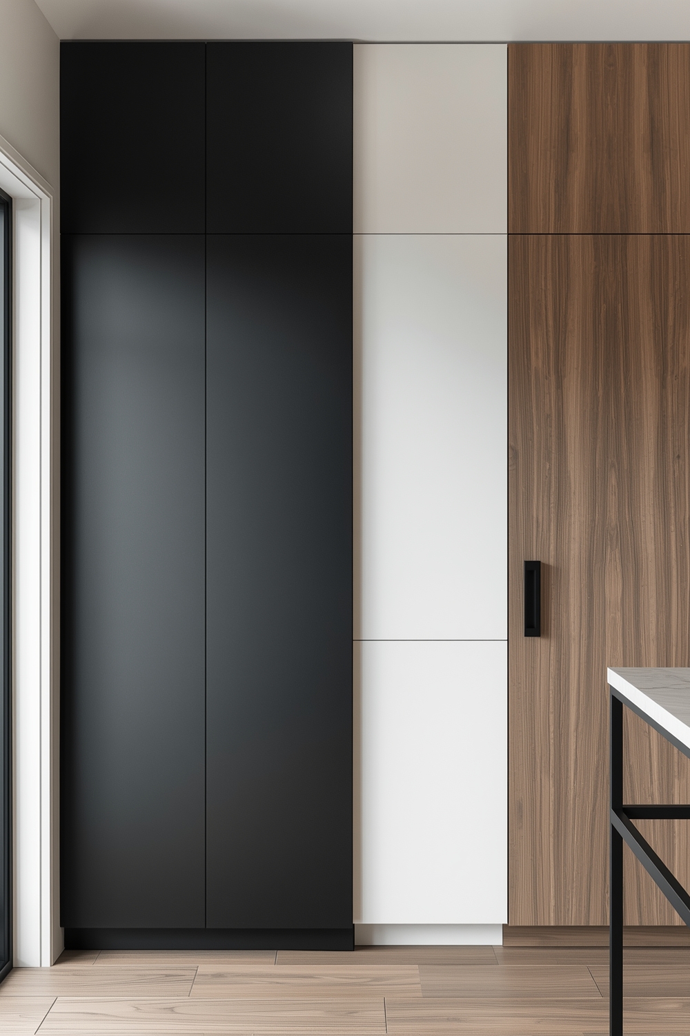 Modern Two-Toned Cabinet Material Mixes