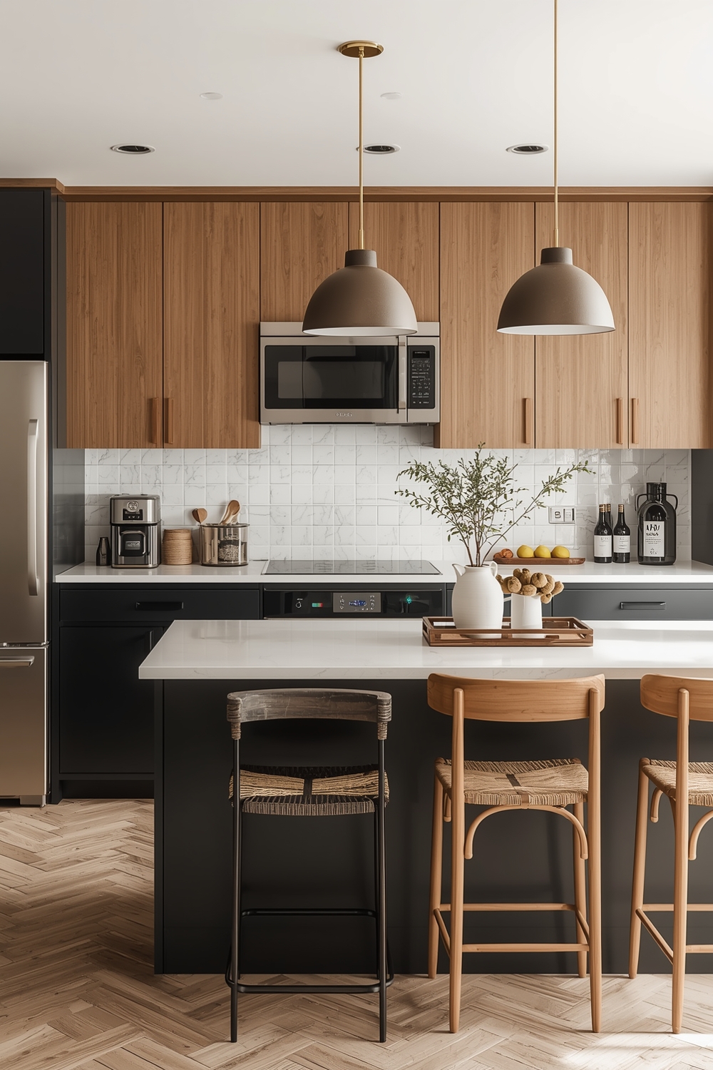 Modern Two-Toned Kitchen Decor Themes