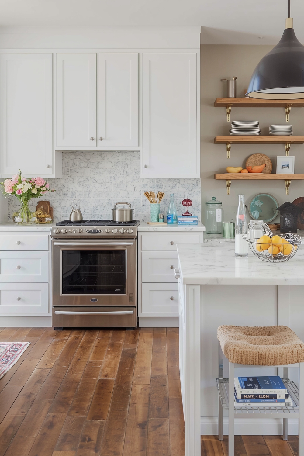 Polished White Oak Countertop Finishes
