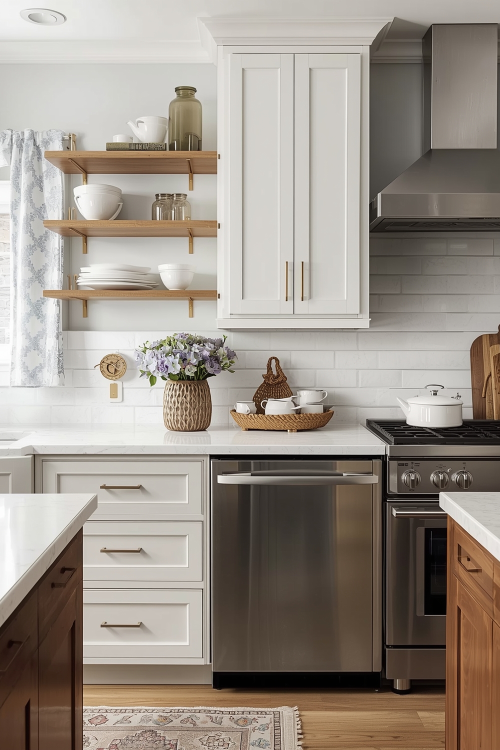 Pure Two-Toned Kitchen Cabinet Styles