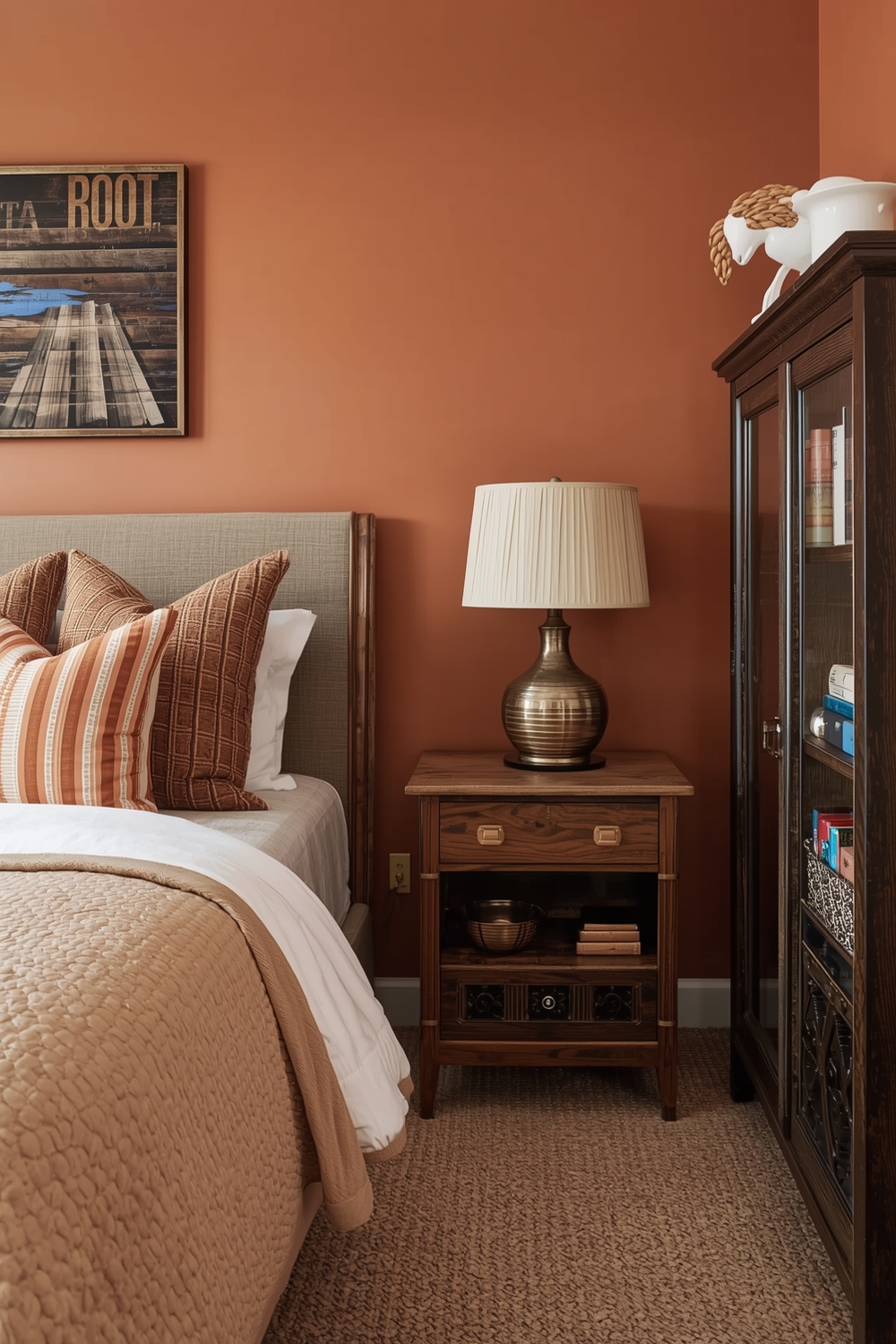 Room Paint Ideas with Rustic Warm Tones