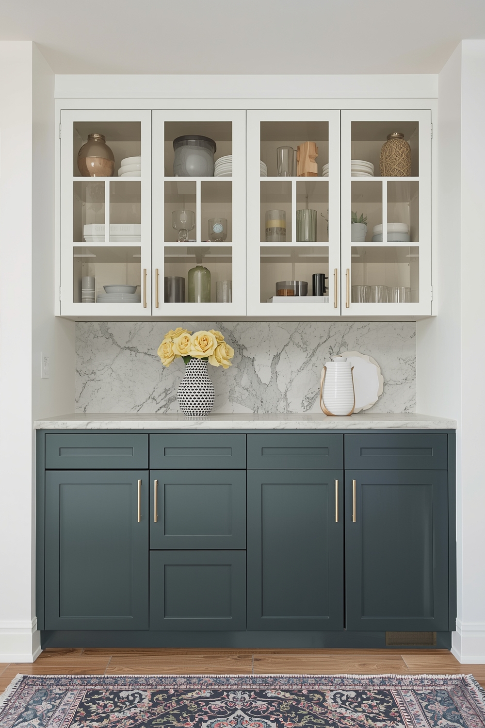 Two-Toned Cabinets with an Urban Edge