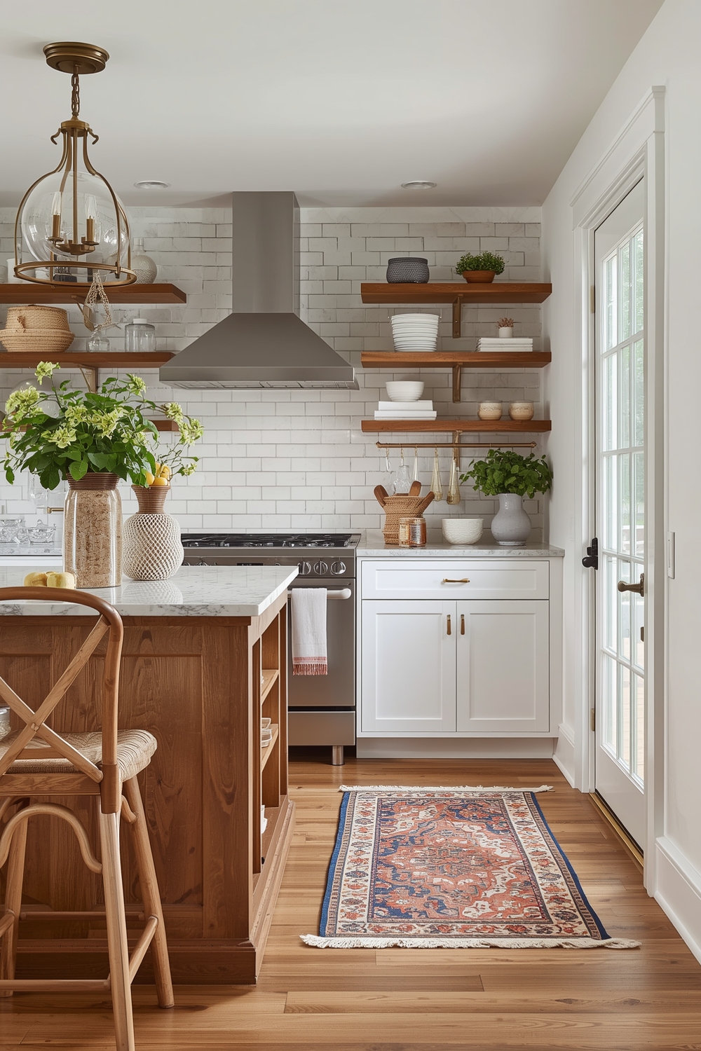 Uncluttered White Oak Kitchen Design