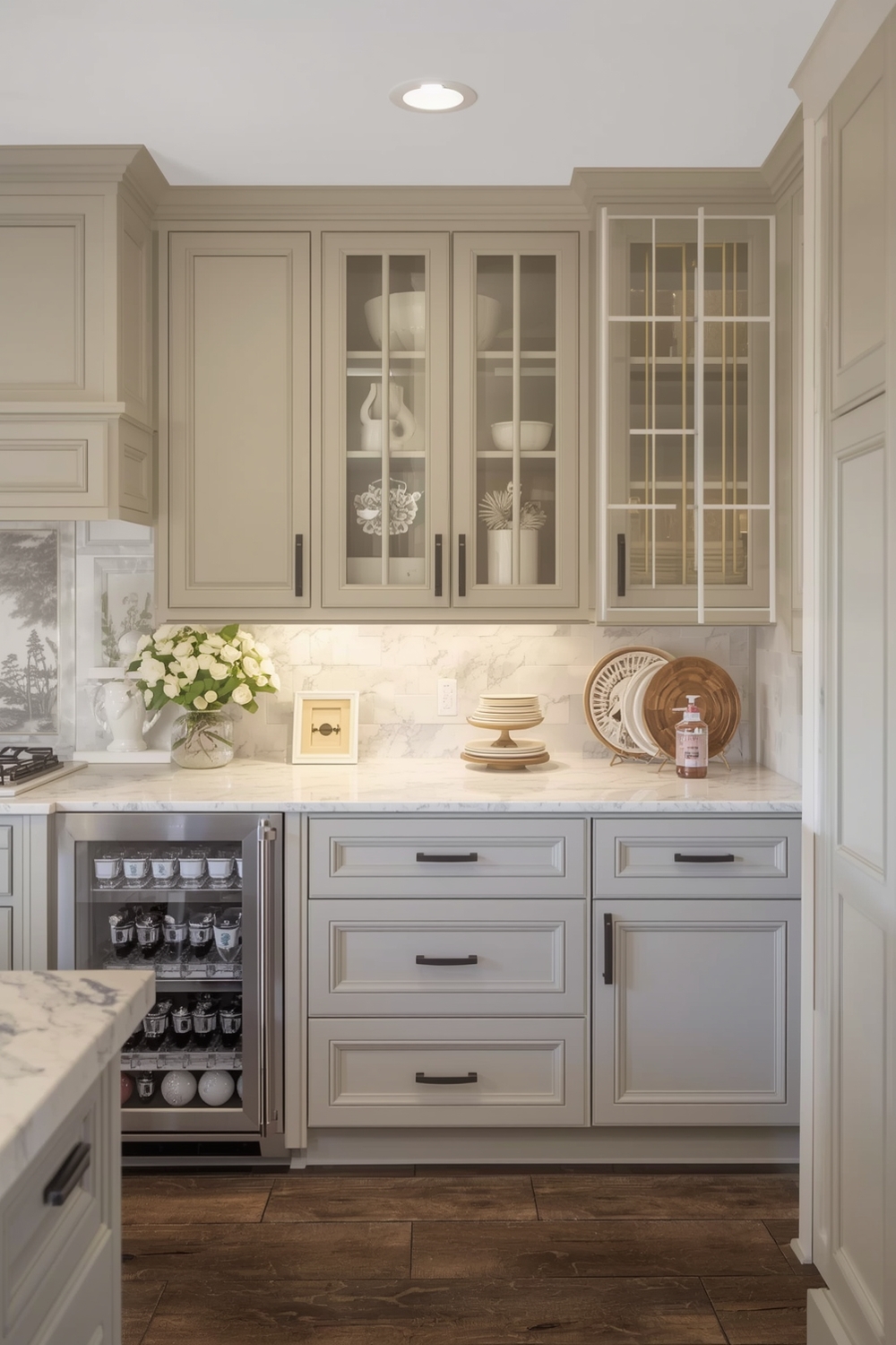 User-Centric Beige Kitchen Cabinet Plans