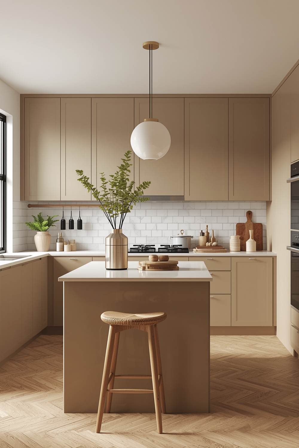 Vibrant Beige Kitchen Interior Concepts