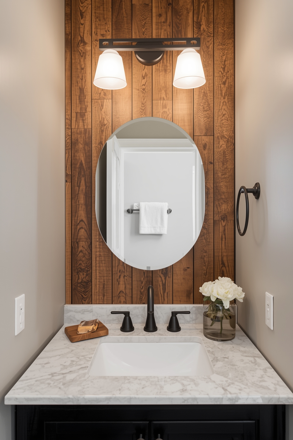Bathroom Mirror Accent Layout Galleries