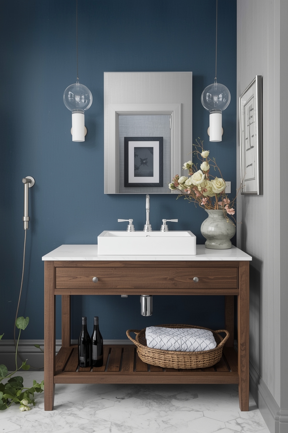 Bathroom Mirror Color Combination Examples