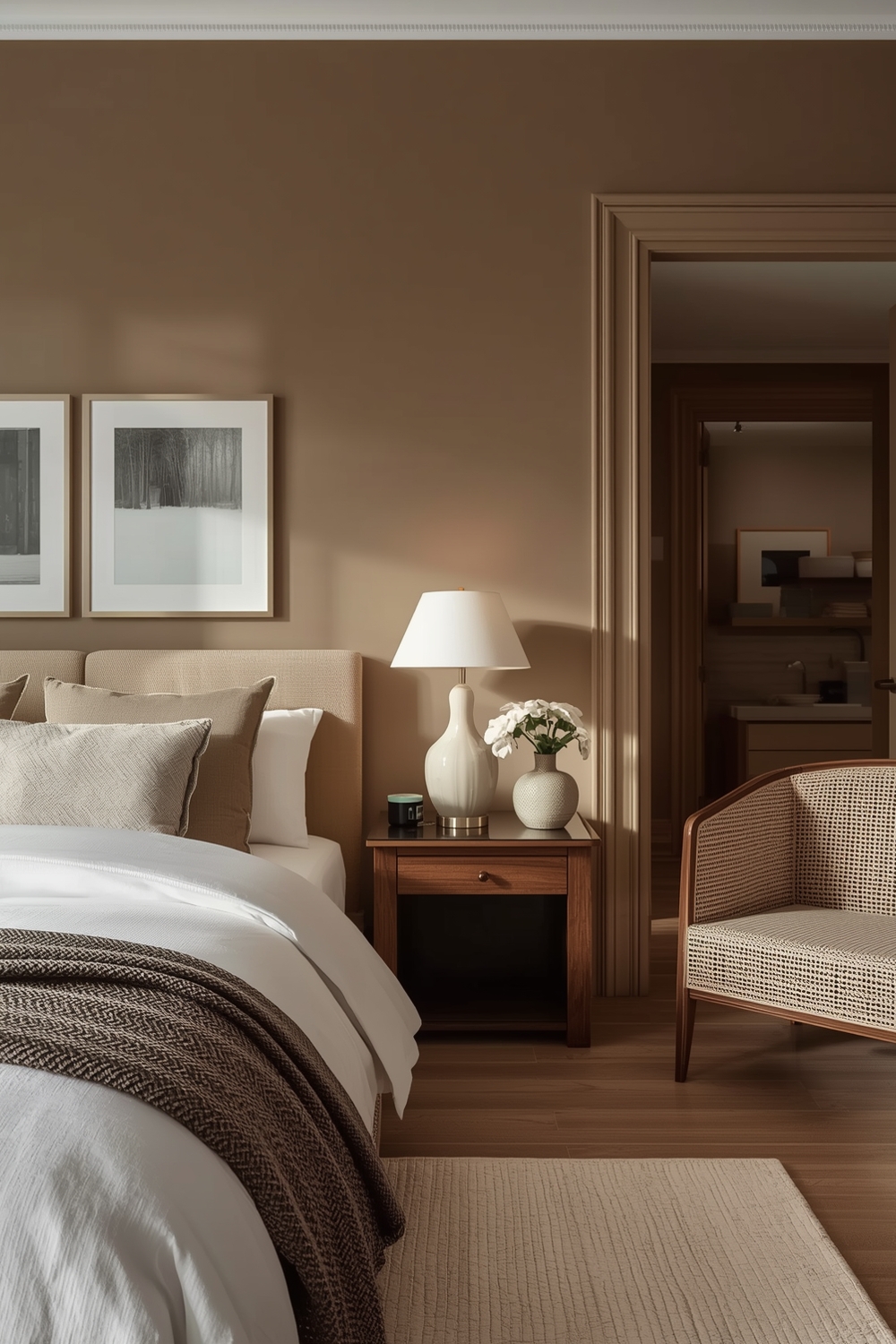 Bedroom and Living Space Color Harmony Layouts