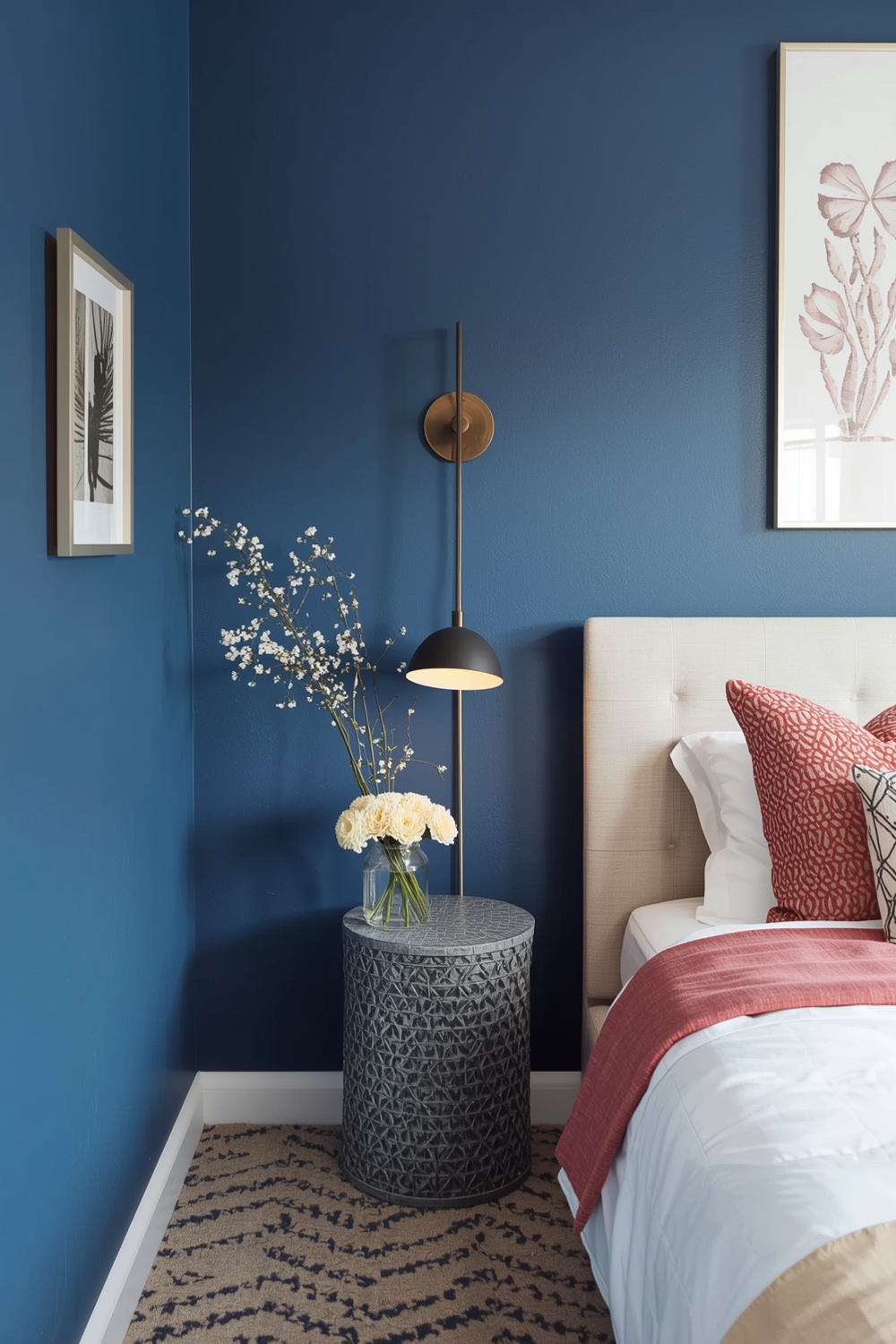 Blue Bedroom Accent Wall Inspirations