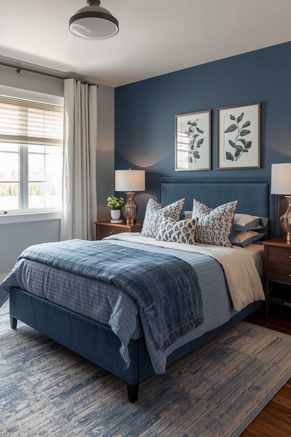 Blue Bedroom Decor Layout Examples