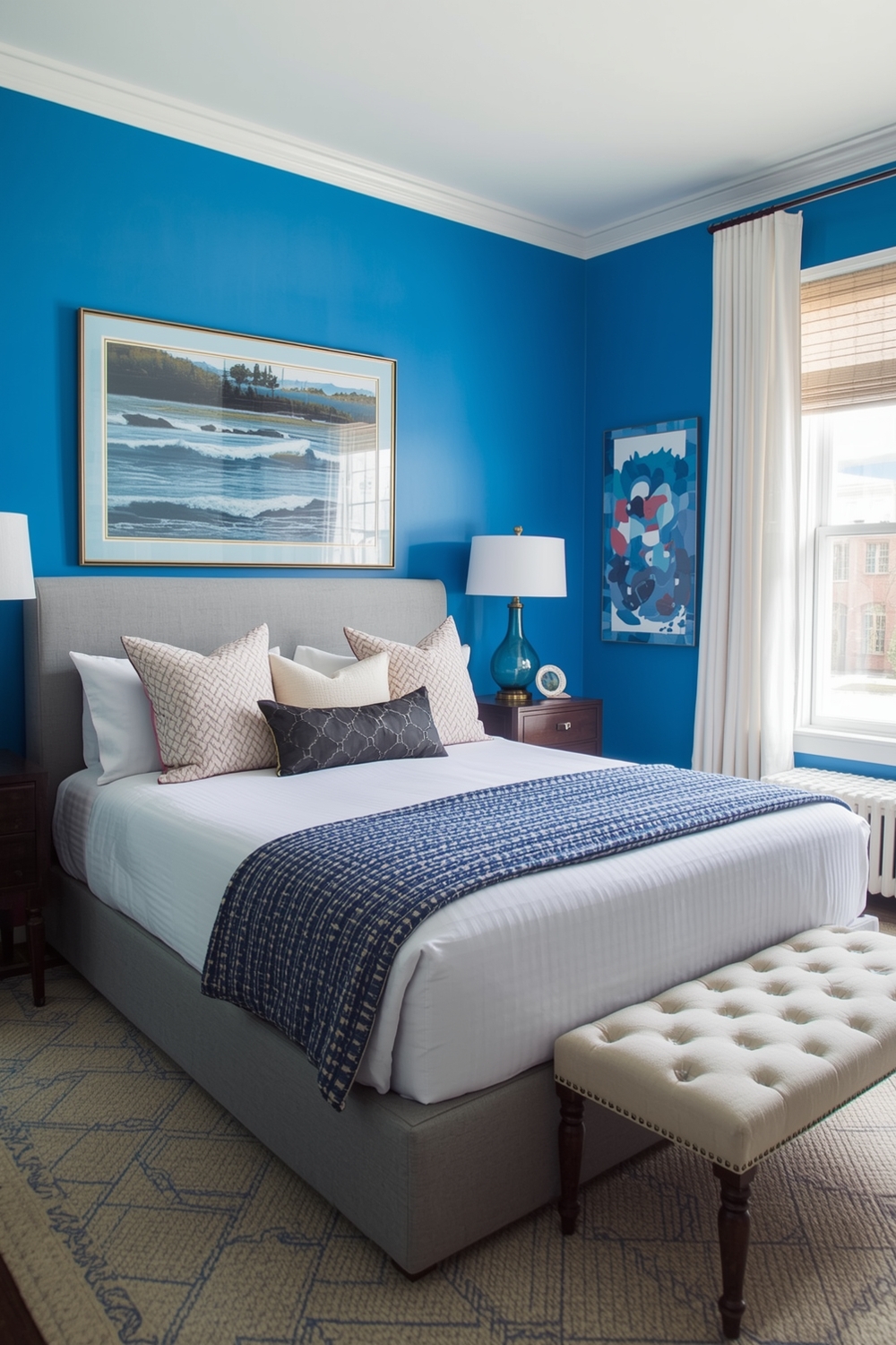 Bright Blue Bedroom Idea Boards