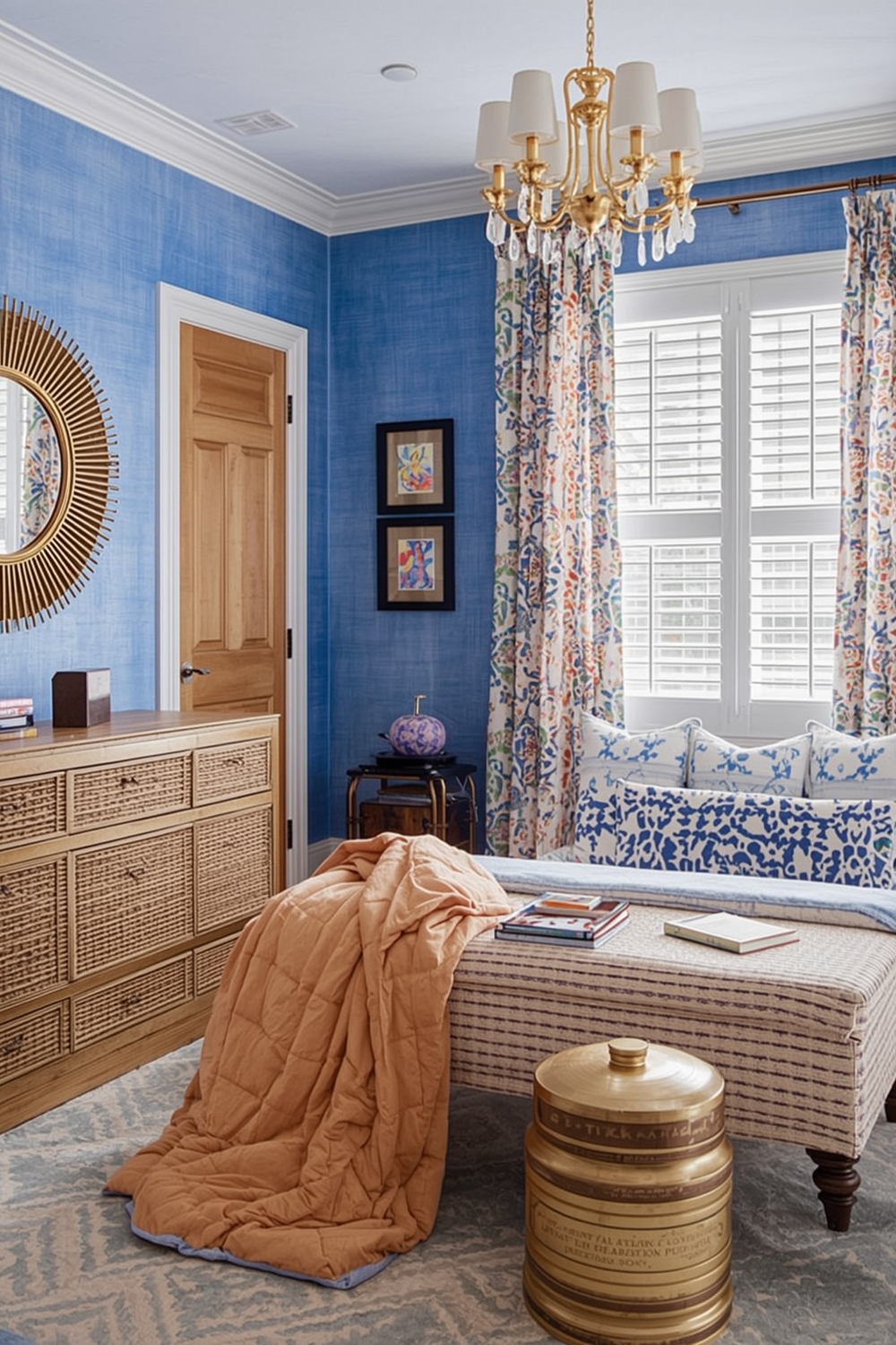 Bright Blue Bedroom Idea Galleries