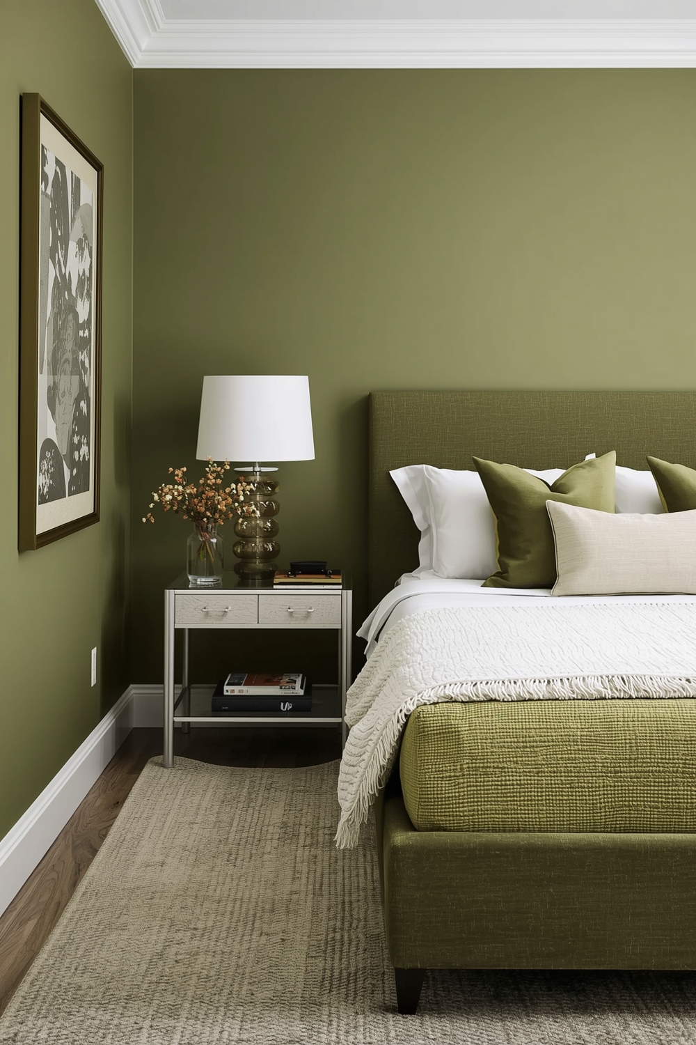 Bright Olive Green Bedroom Idea Galleries