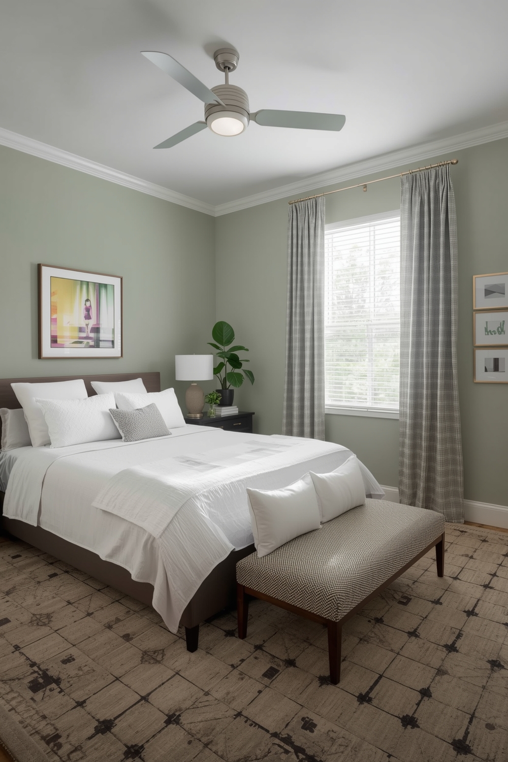 Bright Sage Green Bedroom Layout Galleries