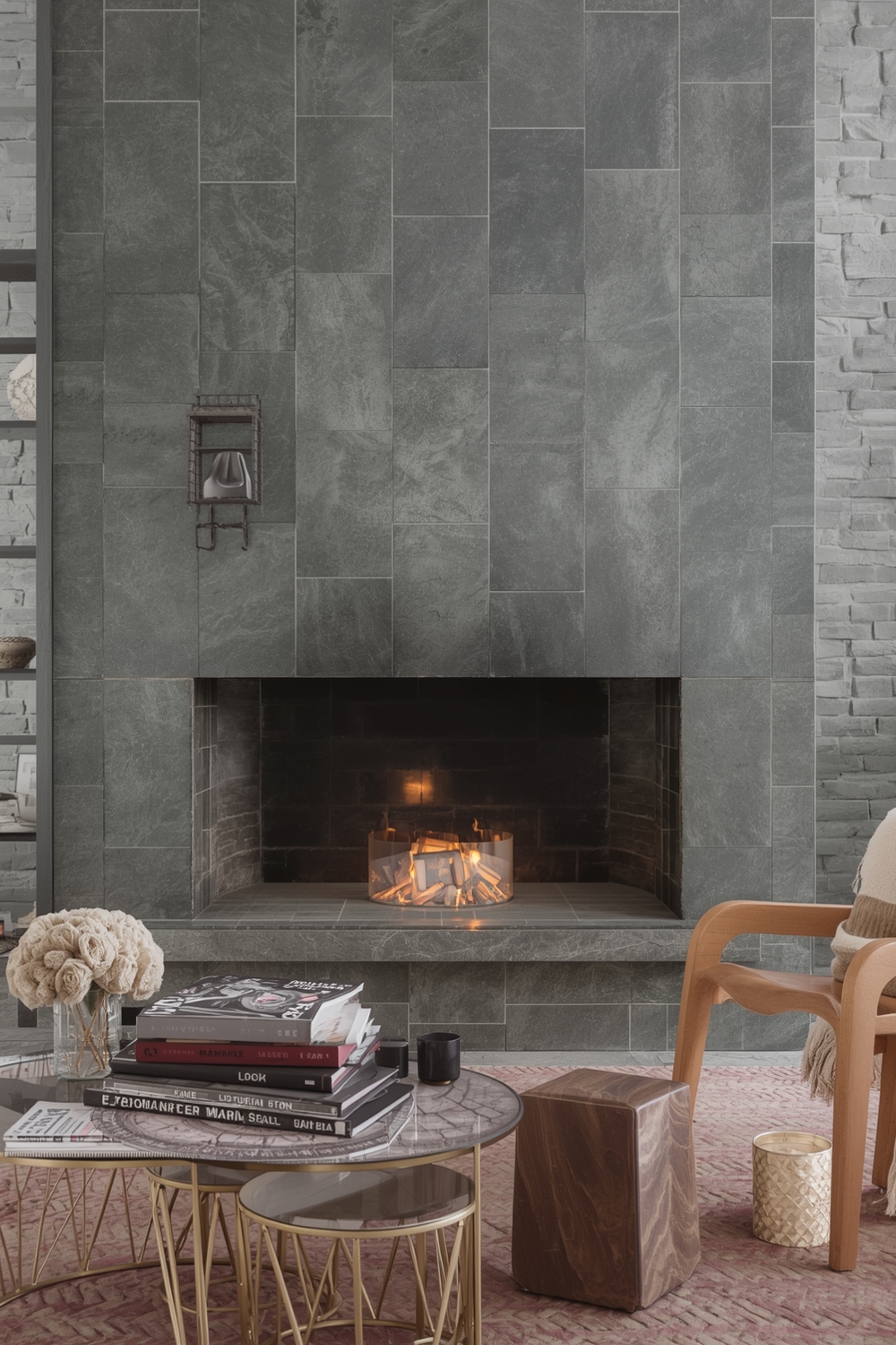 Bright and Snug Fireplace Design Examples