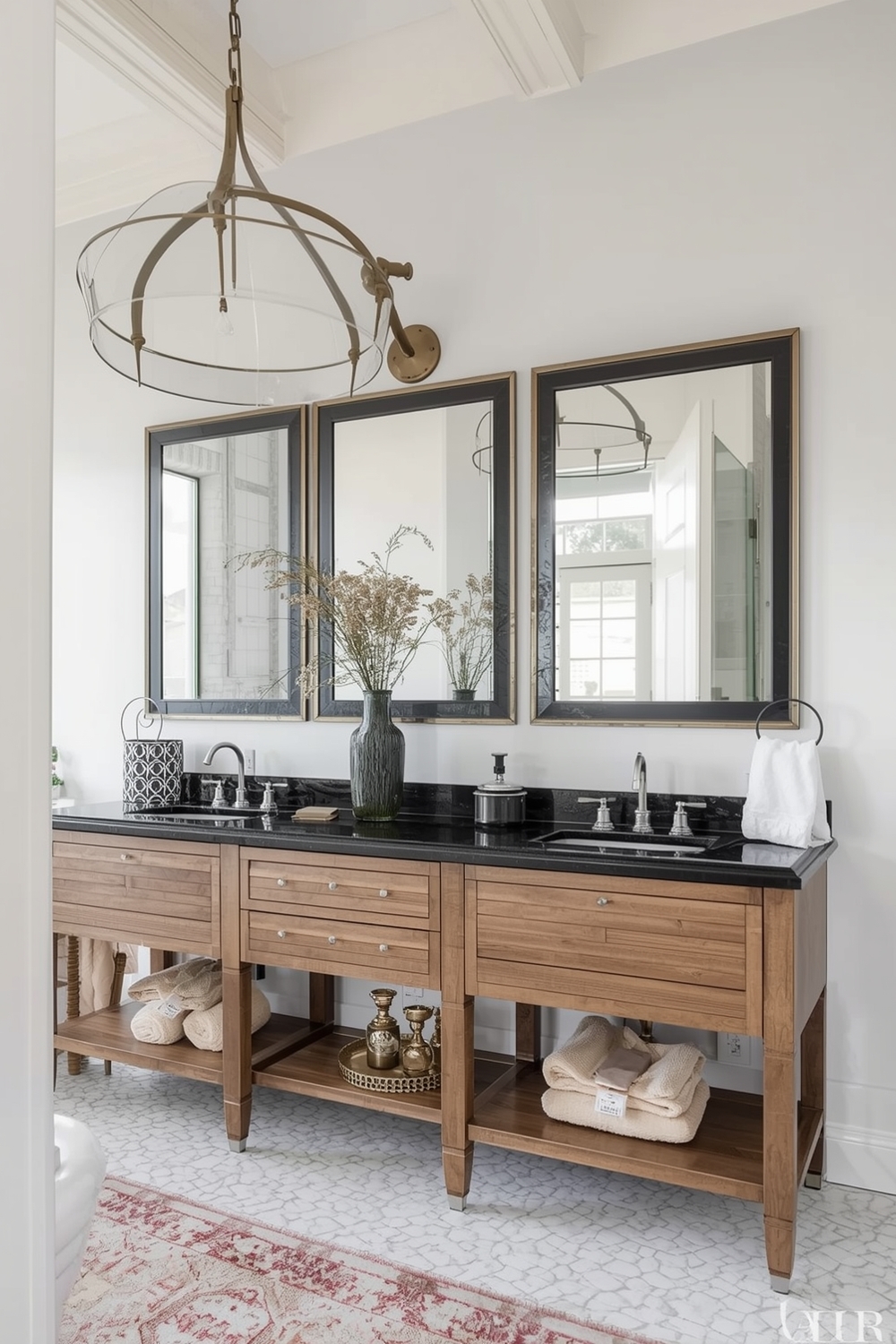 Chic Bathroom Mirror Layout Guides