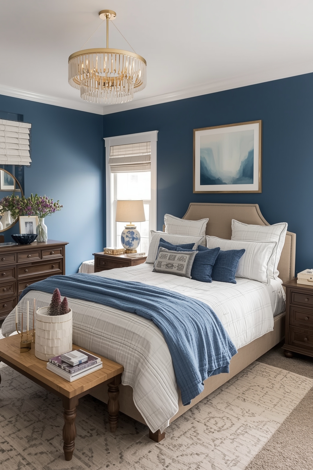 Chic Blue Bedroom Design Examples