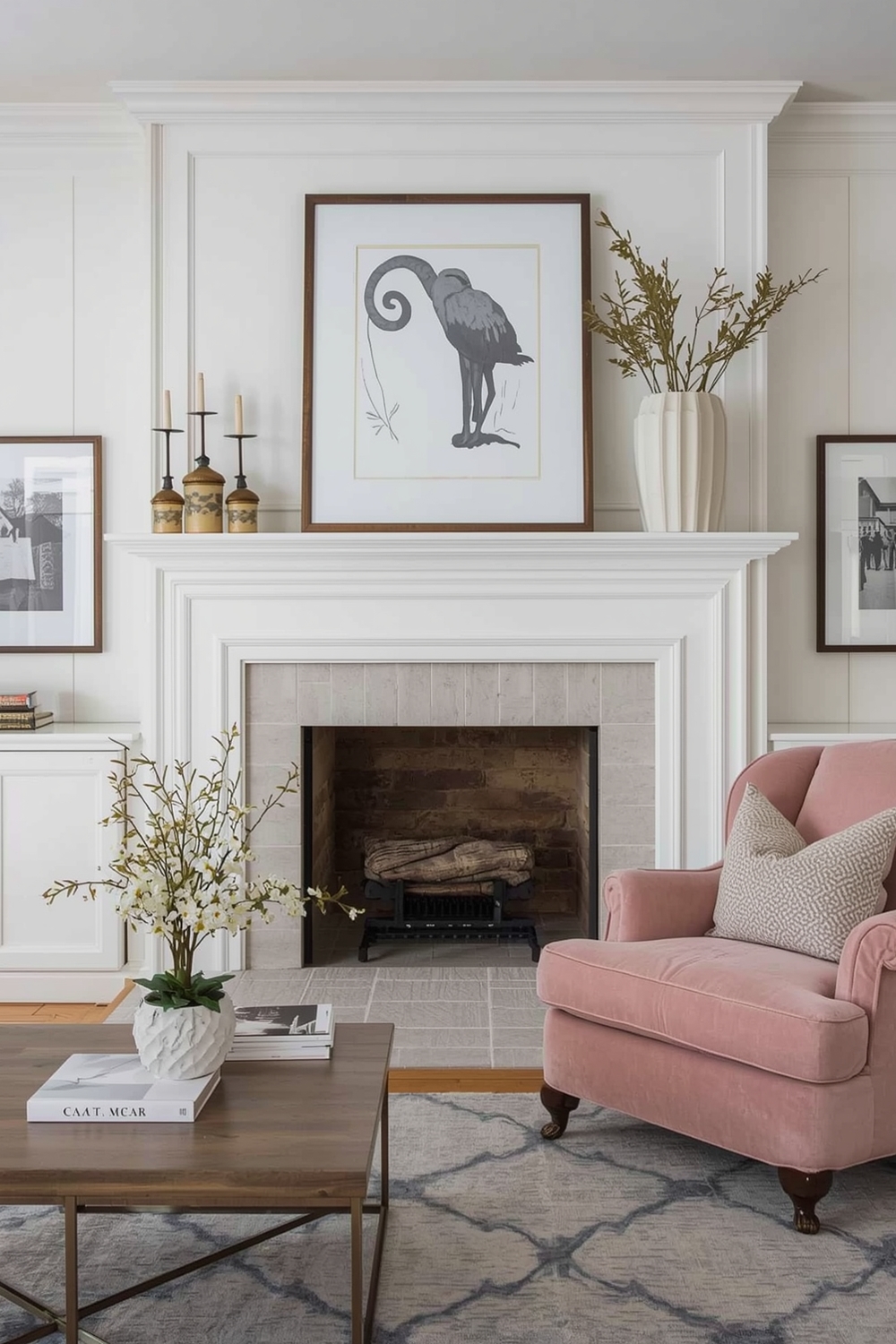 Chic Farmhouse Fireplace Design Concepts