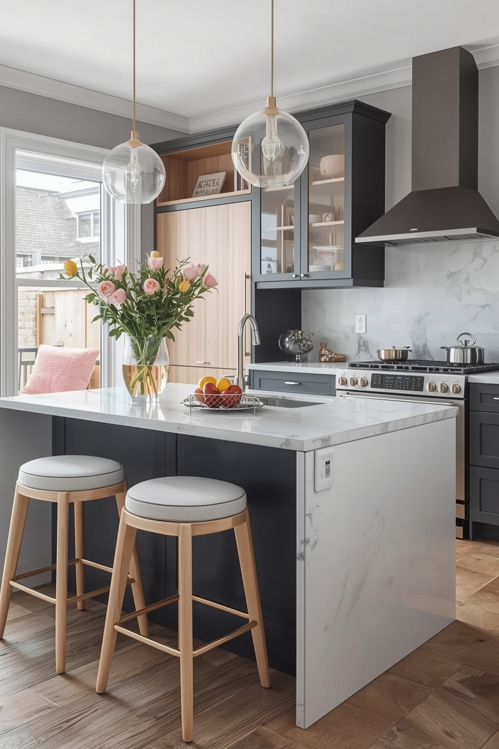 Chic Kitchen Island Layout Combination Examples