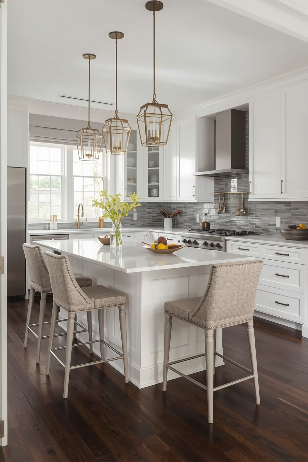 Chic Kitchen Island Layout Inspirations