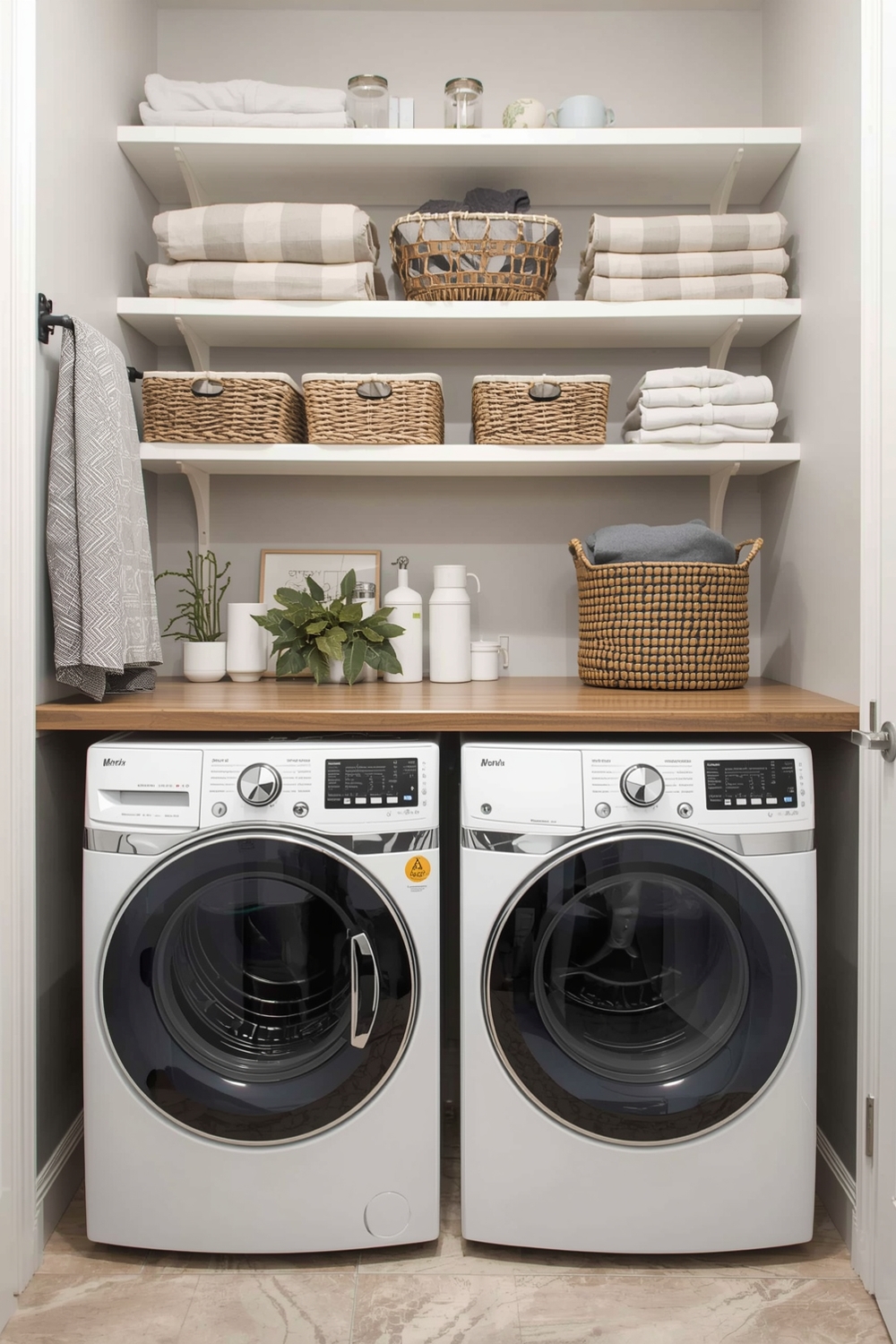 Chic Laundry Room Storage Solutions