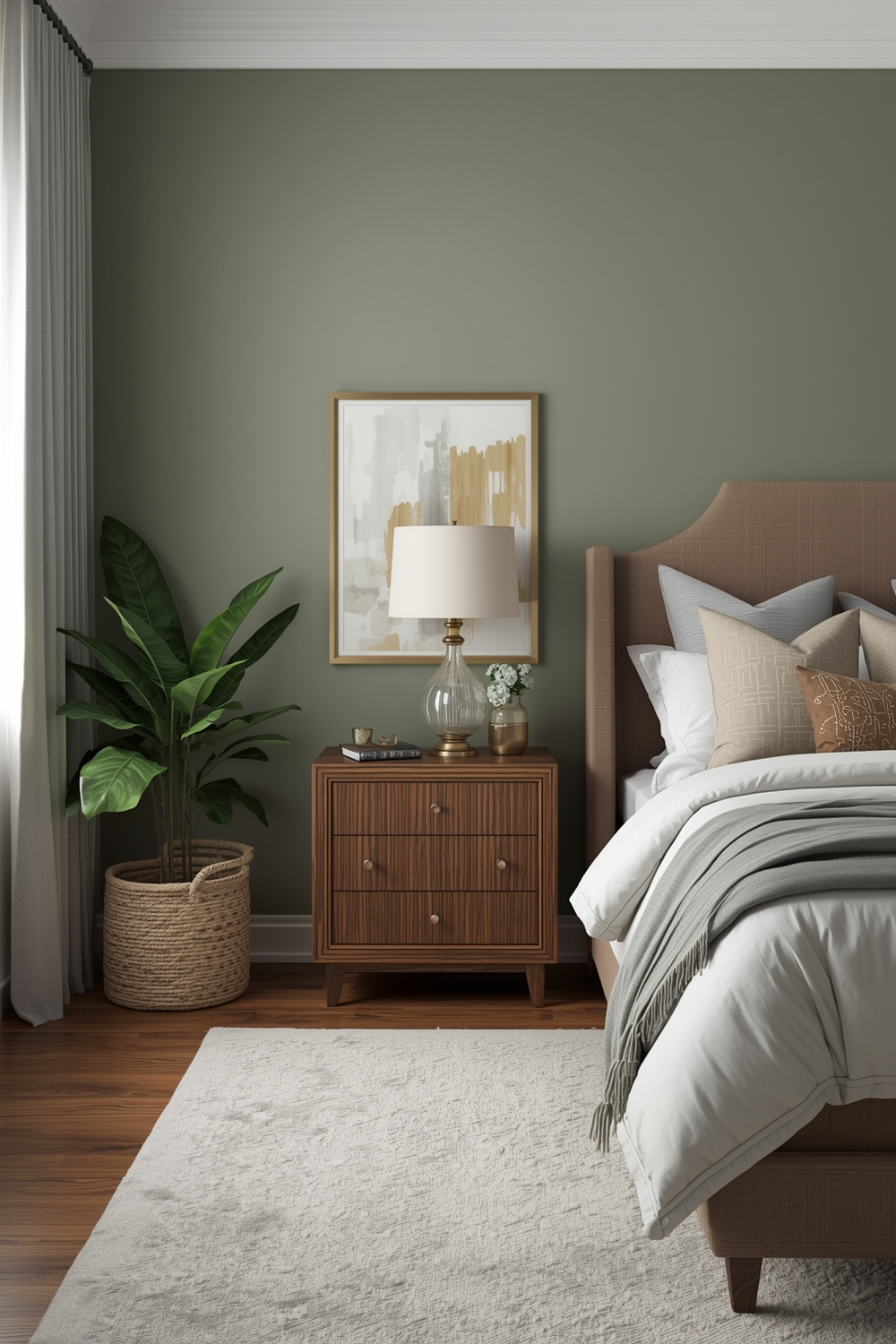 Chic Sage Green Bedroom Layout Inspirations