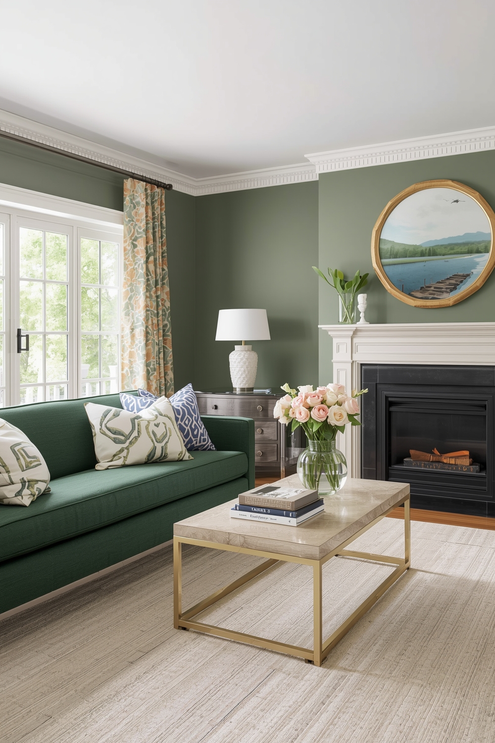 Chic Sage Green Living Room Design Examples