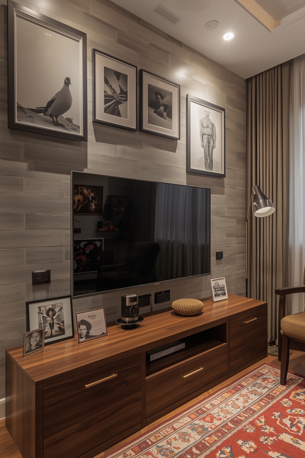 Chic TV Wall Layout Examples