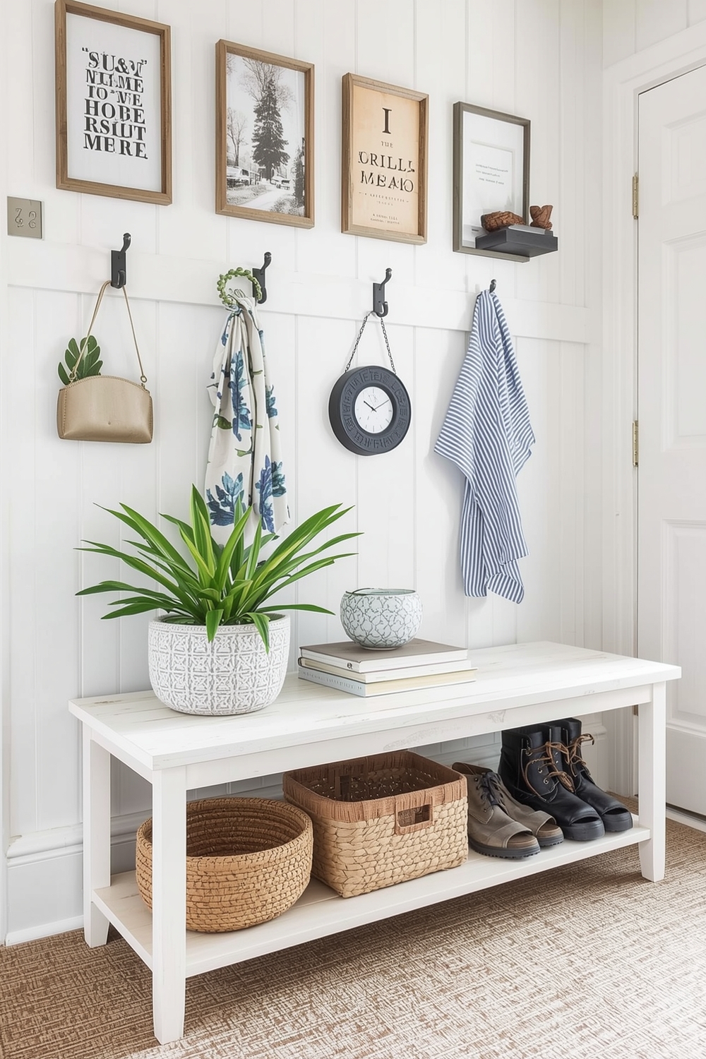 Compact and Organized Entryway Examples