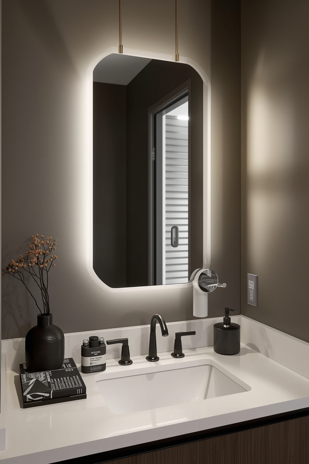 Contemporary Bathroom Mirror Inspiration Examples