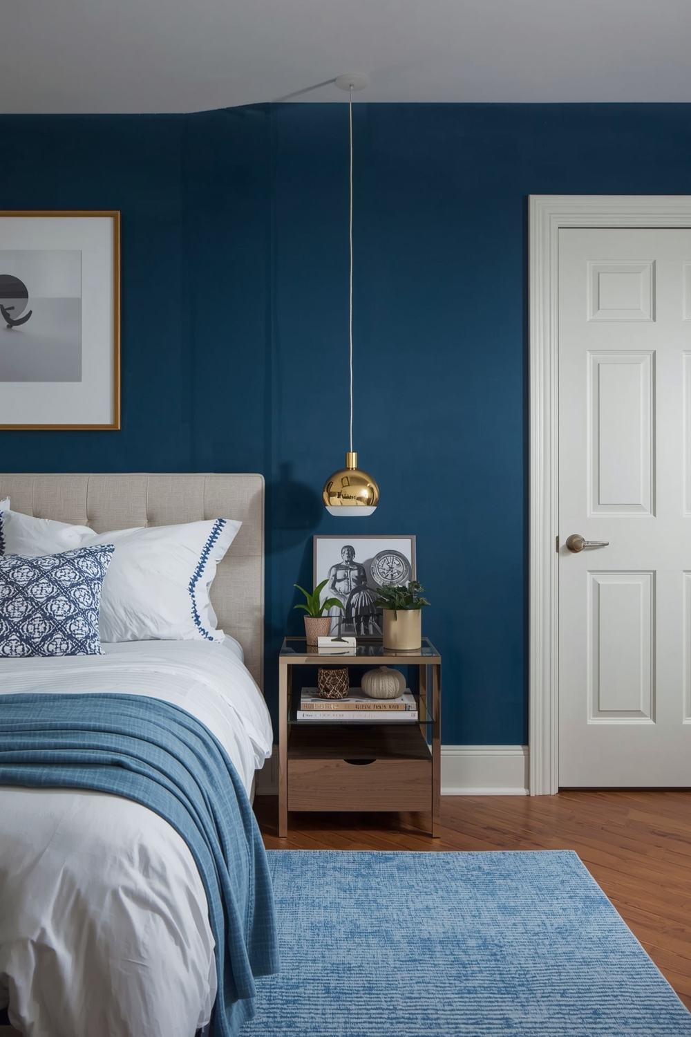 Contemporary Blue Bedroom Design Galleries