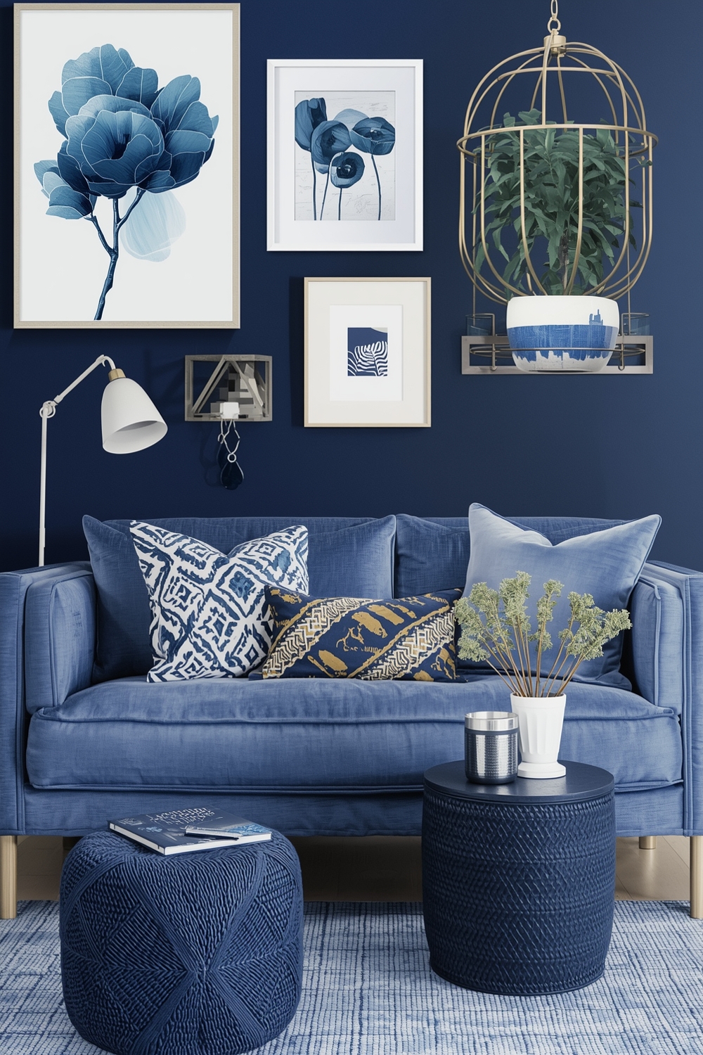 Contemporary Blue Bedroom Inspiration Boards
