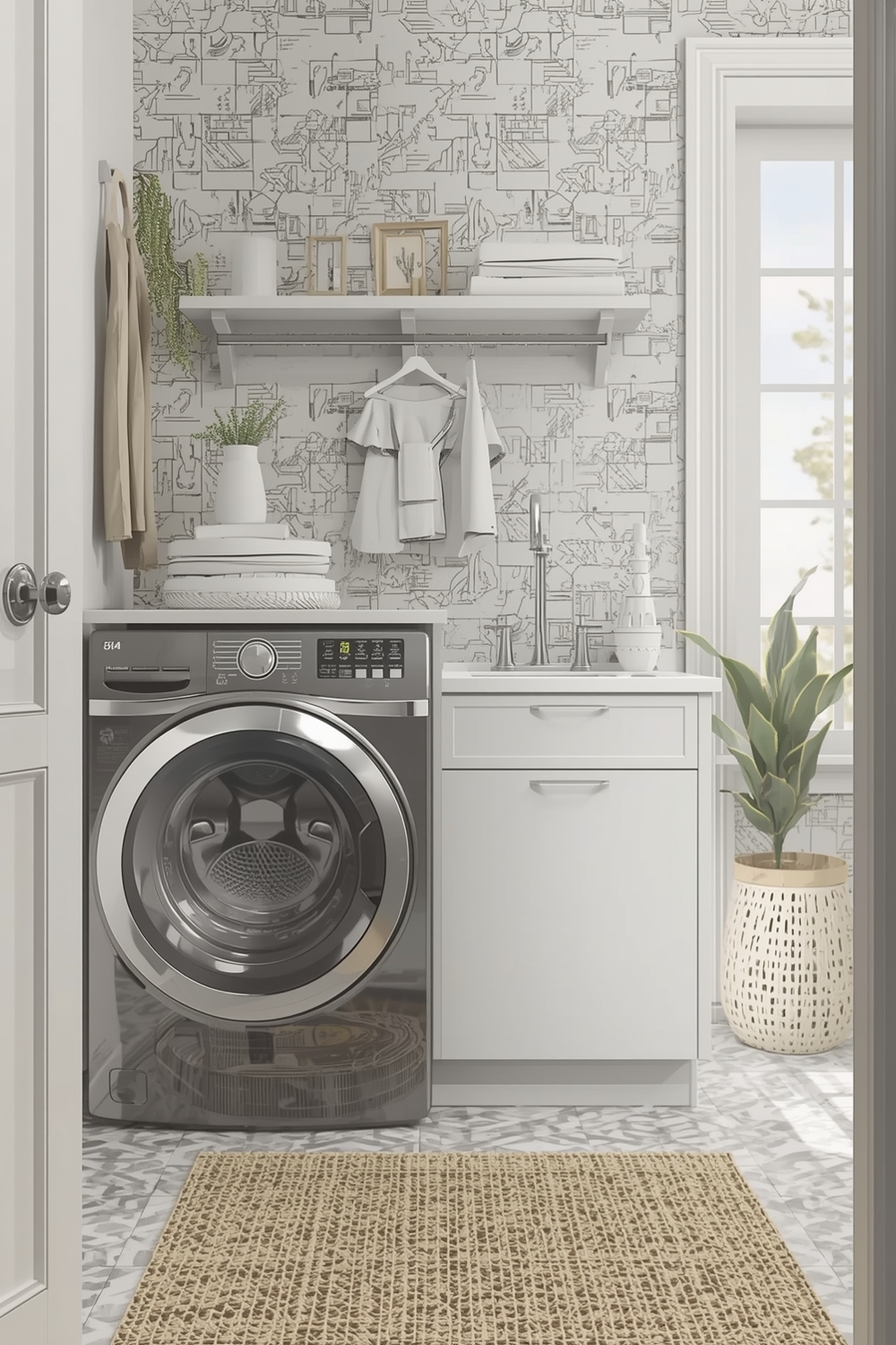 Contemporary Laundry Room Concept Boards