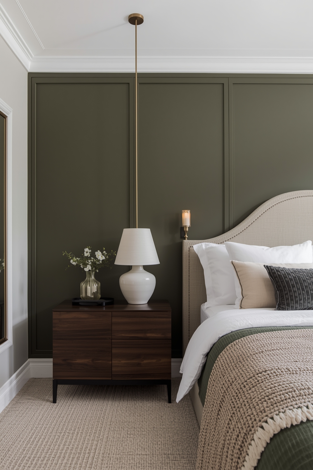Contemporary Olive Green Bedroom Design Galleries