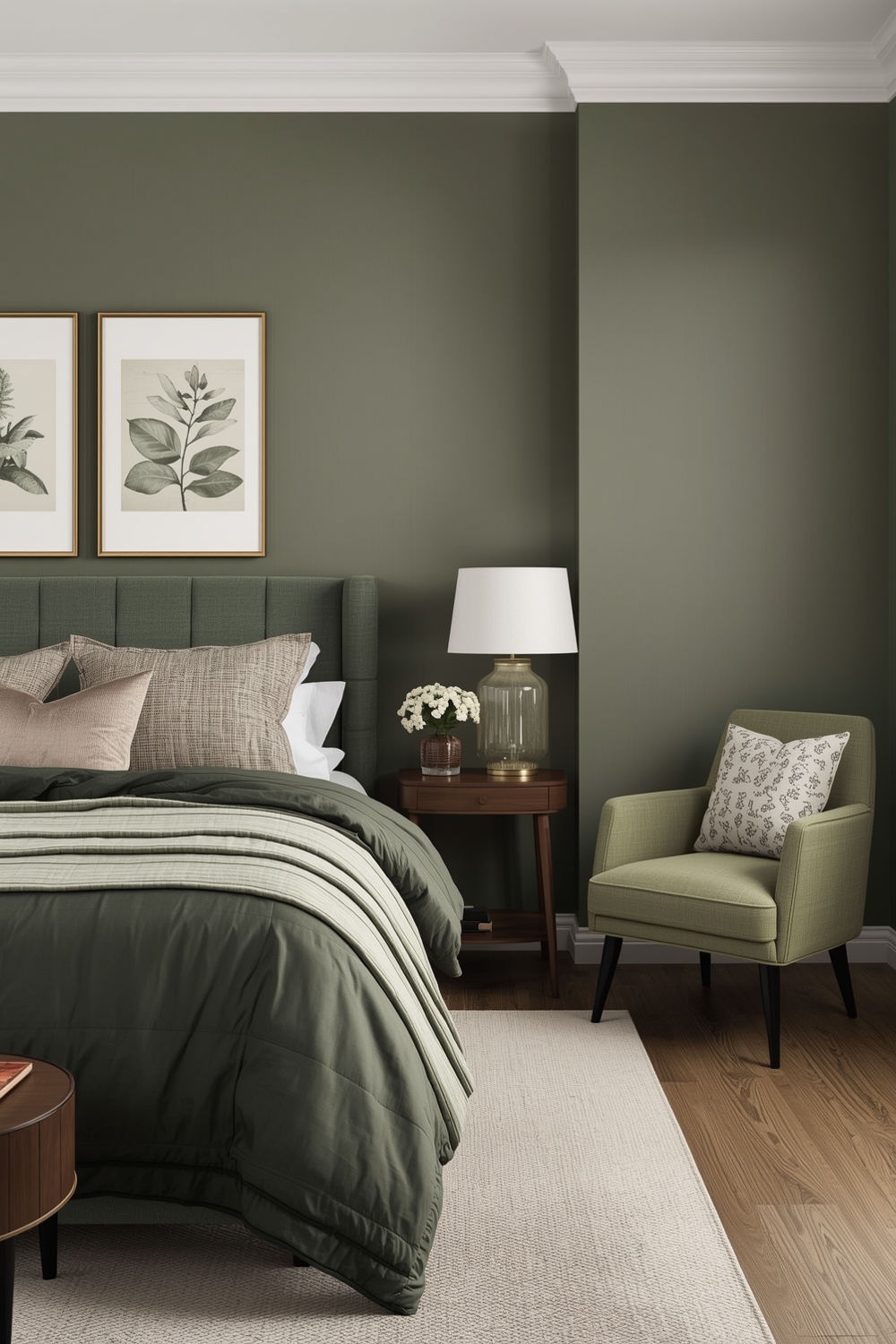 Contemporary Sage Green Bedroom Layout Galleries