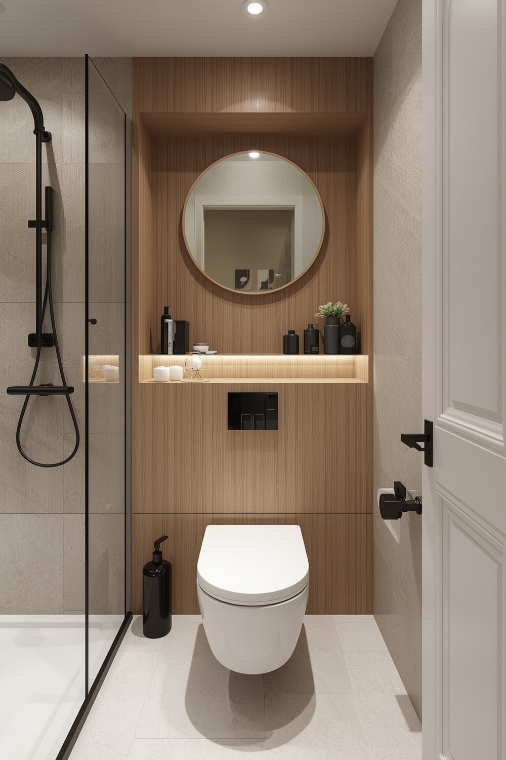 Contemporary Small Bathroom Layout Concepts