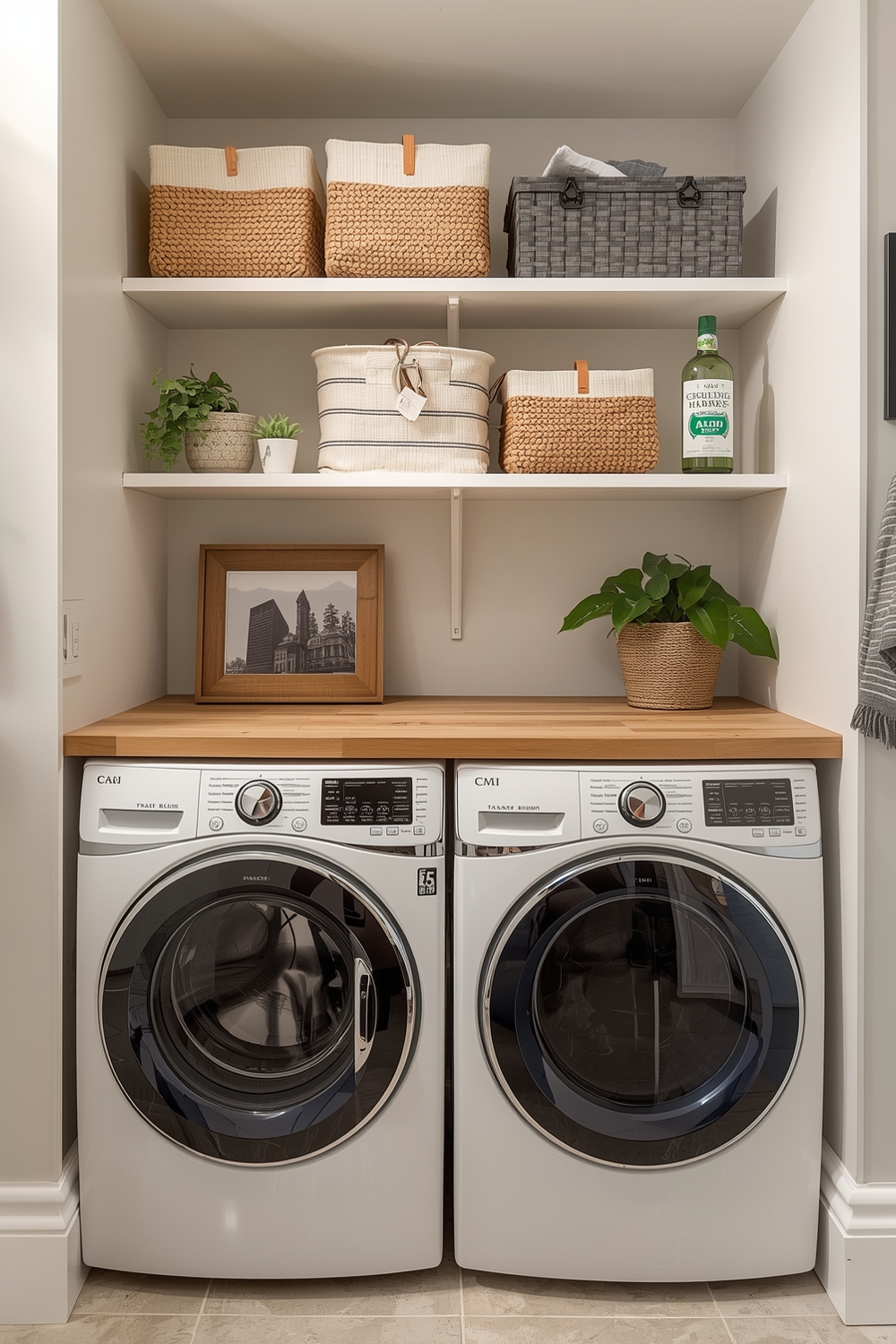 Current Laundry Room Storage Solutions