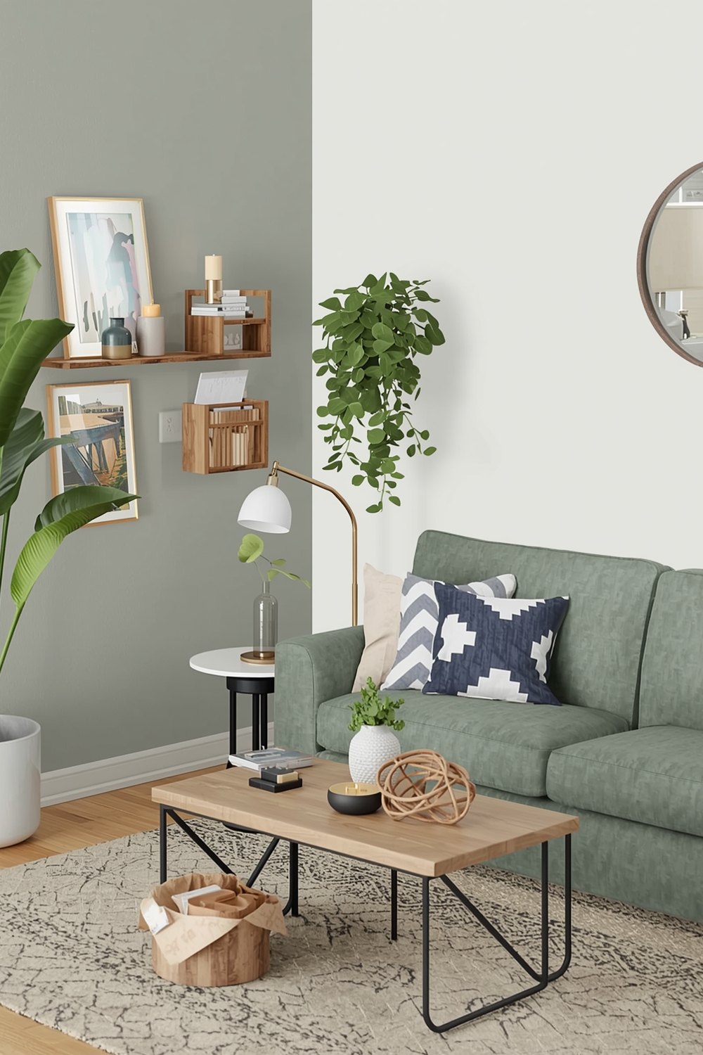 Current Sage Green Living Room Idea Boards