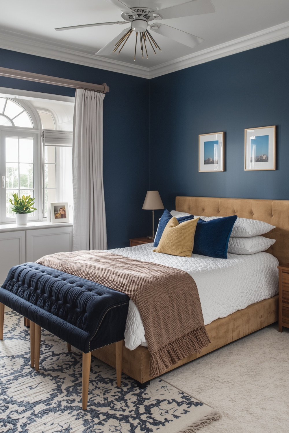 Efficient Blue Bedroom Concept Ideas