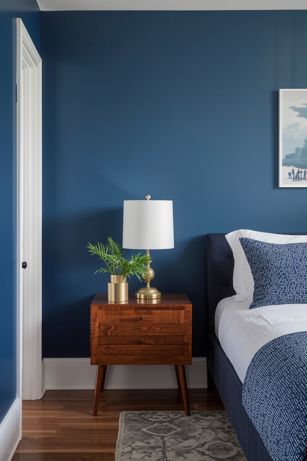 Efficient Blue Bedroom Layout Guides