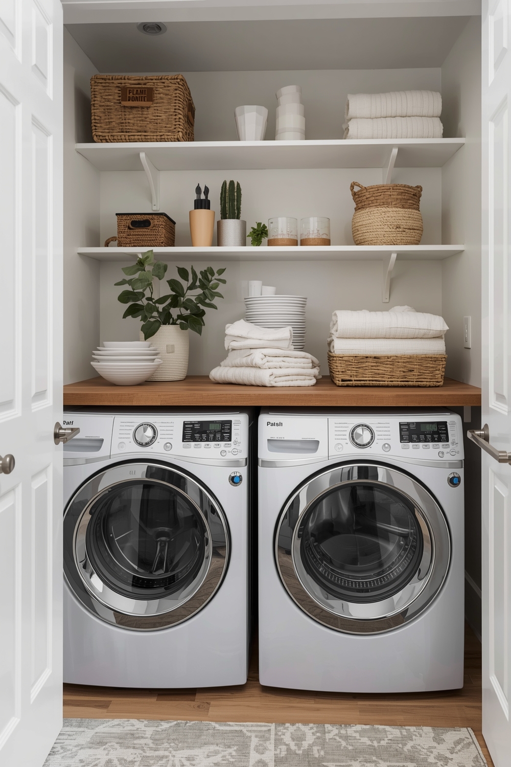 Efficient Laundry Room Storage Concepts
