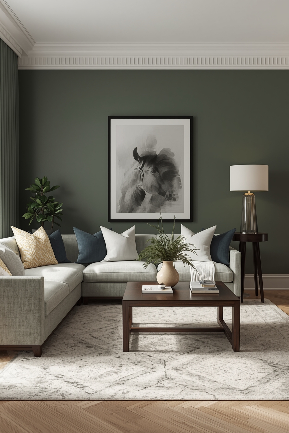 Efficient Sage Green Living Room Concept Ideas