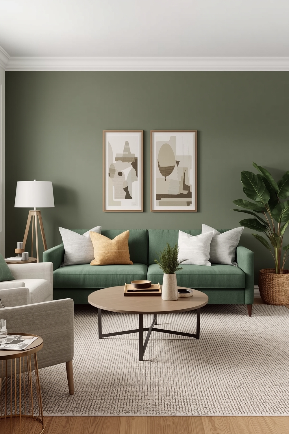Efficient Sage Green Living Room Layout Guides