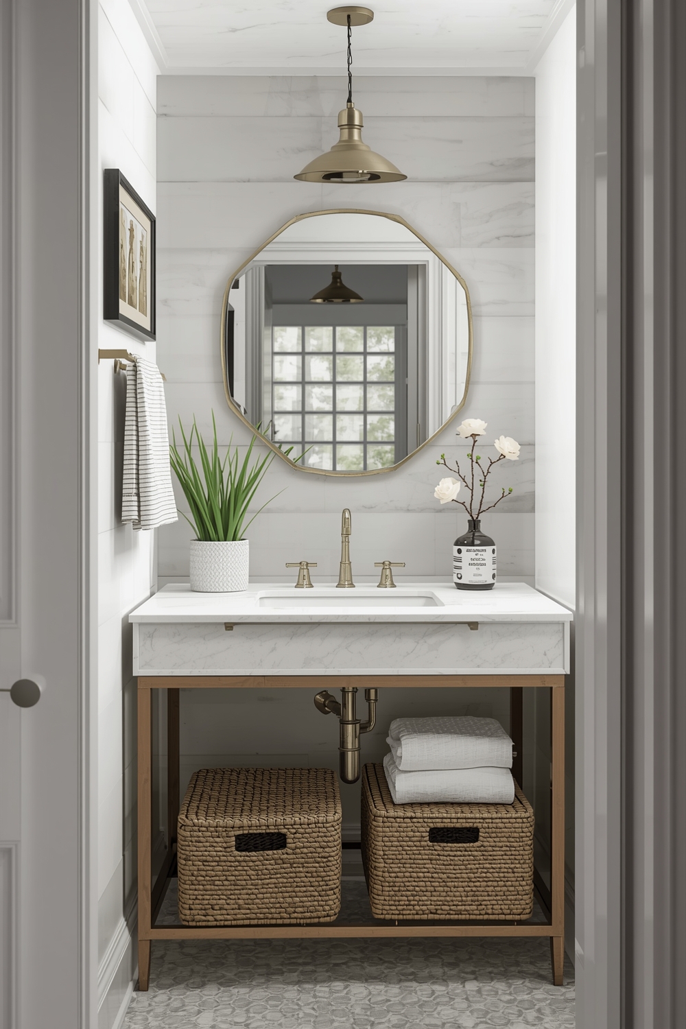 Efficient Small Bathroom Workspace Concepts