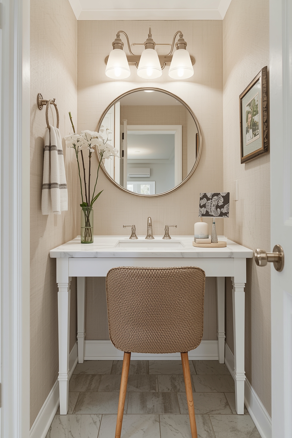 Efficient Small Bathroom Workspace Layouts