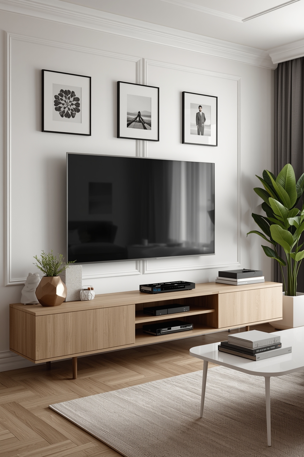 Efficient TV Wall Layout Examples